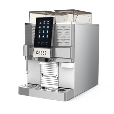 China CLT-T100Professional hotel coffee equipment with steam rob and chocolate powder function commercial espresso coffee machine for sale