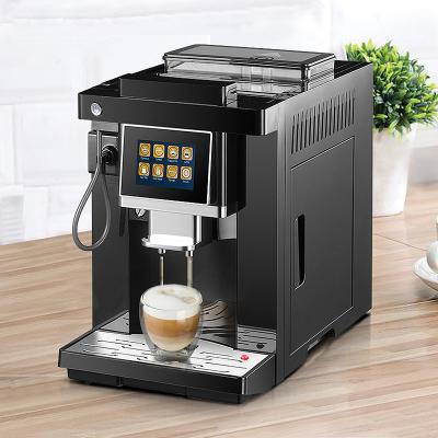 China One Touch TFT Color Screen White And Black Color Coffee Machine Commercial Espresso Cappuccino / Latte for sale