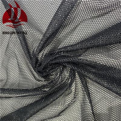 China Sustainable Wholesale 100% Polyester Knit Bird Eye Sports Wear Striping Mesh Cloth Pocketing Mesh Fabric for sale