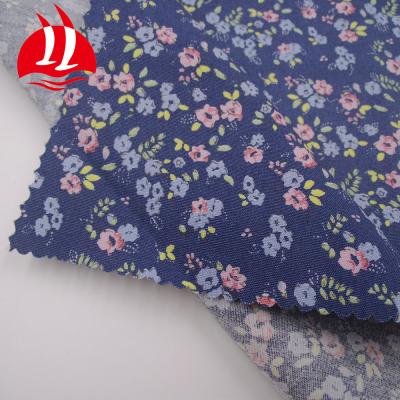 China Custom Printed Fabric Anti-Static Floral Cotton 100% Dress Fabric for sale