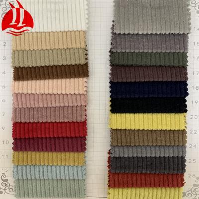 China China stock corduroy fabric from popular flame retardant widely 8 wales 100% organic cotton factory for pants for sale