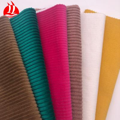 China New anti static 100% wide cotton no stretch 4.5 wale corduroy fabric for sale