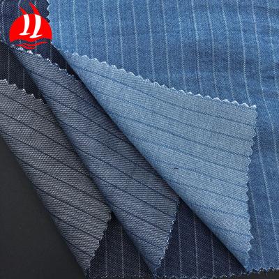 China Good Price Antistatic 10oz Weight 100% Indigo Denim Cotton Fabric In Stock for sale