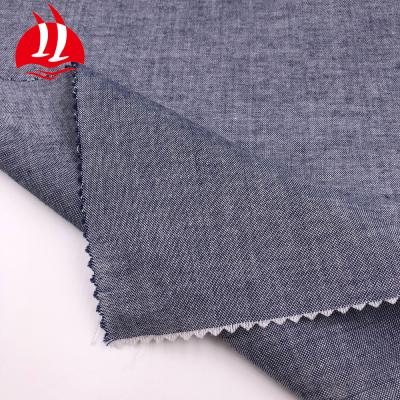 China Antistatic Custom 100% Cotton Yarn Dyed Chambering Fabric For Mens Shirts for sale