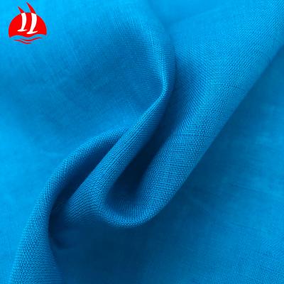 China Viable Stock Multi Color French Pure Linen Fabric For Clothing for sale