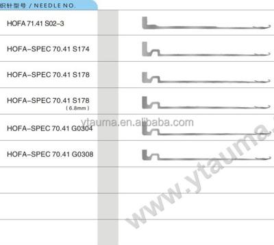 China High Quality Seamless Knitting Machine Santoni Knitting Machine Needle Hofaspec 70.41G0304 for sale