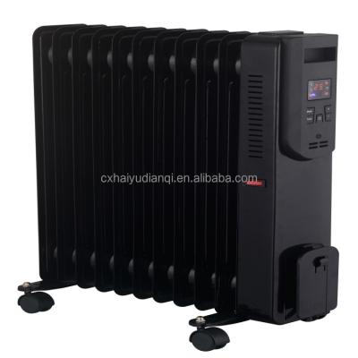 China cixi commercial Haiyu HY-D6--RC oil heater/oil filled radiator/oil filled heater LCD with remote control for sale