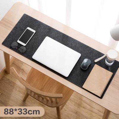 China Custom Office Computer Desk Mat Table Keyboard Big Mouse Protective Wool Durable Felt for sale