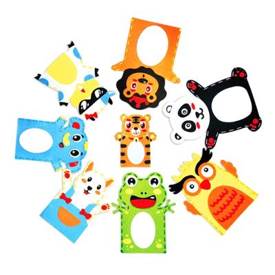 China High Quality Creative Handmade Diy Animal Hand Puppet Felt Kids Sewing Kits Kids Toys Animal Craft For Story Telling for sale