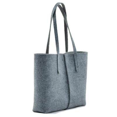 China Factory wholesale cheap high quality felt lady shoulder bag felt tote bag backpack for women for sale