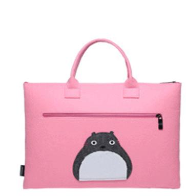 China Daily Life Wholesale Creative Felt Computer Laptop Bag Felt Computer Laptop Handbag for sale