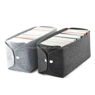 China New Pattern High Quality Minimalist High Quality Book Storage Box Felt Storage Organizer Box for sale