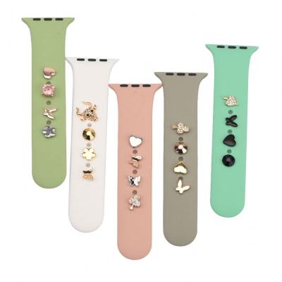 China Cute Hot Selling Wizard Mouse Ears Watch Charms Band Stud For Apple Watch Strap Charms for sale