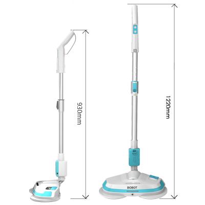 China BOBOT Hotel Water Spraying Wet And Dry Microfiber Floor Mop Robot Flat Cordless Electric Automatic Clean Vacuum Cleaner for sale