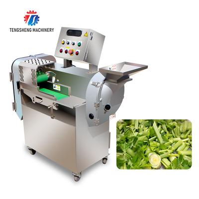 China 2.25kw 1000kg/h Stainless steel double head vegetable cutter electric vegetable cutter for sale