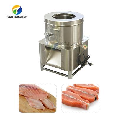 China Escamação de pele fazendo à máquina dos peixes da máquina de processamento dos peixes do vertical de Tengsheng que remove os bacalhaus à venda