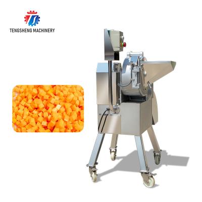 China 25mm Cutting Radish Vegetable Dicer Machine 304 Stainless Steel Papaya Cabbage for sale