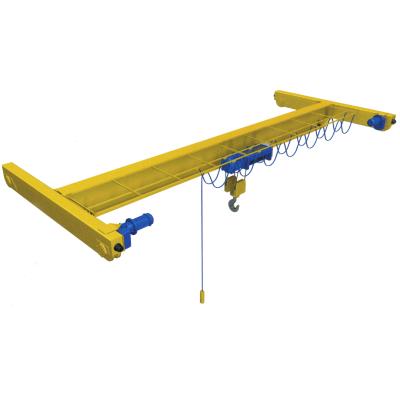 China Bridge Crane Customized Electric Single Beam Crane Price With Overhead Hoist 1 Ton 5T for sale