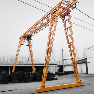 China Gantry Crane 15T Single Girder Gantry Crane , Monorail Gantry Crane With Electric Hoist for sale