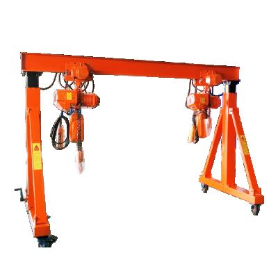 China DGCRANE Gantry Crane Outside 1Ton 2Ton 3Ton A Frame Small Mobile Simple /Compact Mini Portal Gantry Crane for sale