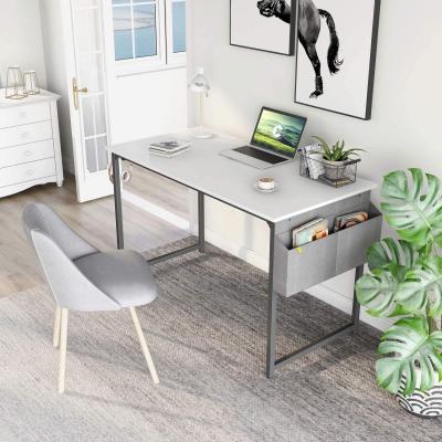 China Escritorio Style Office Furniture Metal Computer Table Steel PC Table Modern Wooden Computer Table Desk for sale