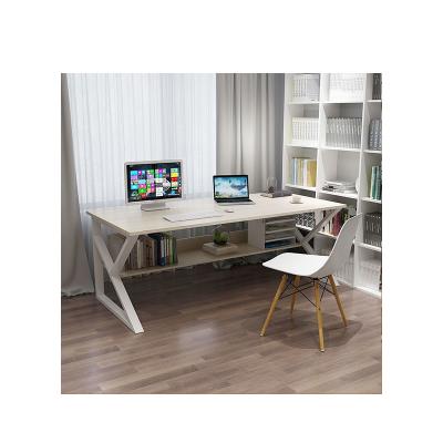 China Nordic Commercial Luxury Extendable Modern Round Edge Office Computer Desk for sale