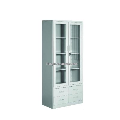 China Office Steel Cabinet Steel Metal Filing Cabinet Door Sliding Glass Doors Glass Filing Cabinets for sale