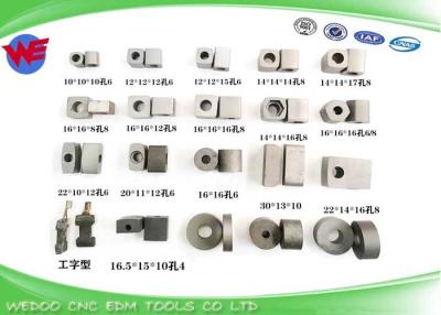 China CONTACTADOR DE PODER EDM Bloque conductor de tungsteno YG8 de forma cuadrada cortado por alambre en venta