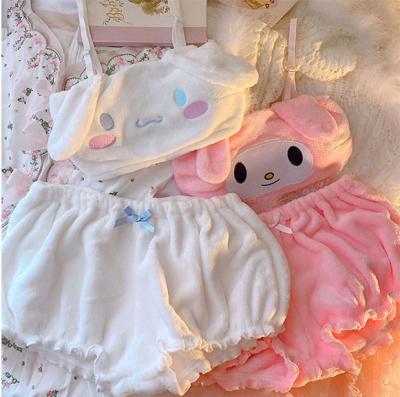 China Antibacterial Japanese soft cute melody teddy loli underwear girl large Cinnamonroll ear Cinnamonroll bra costume for sale