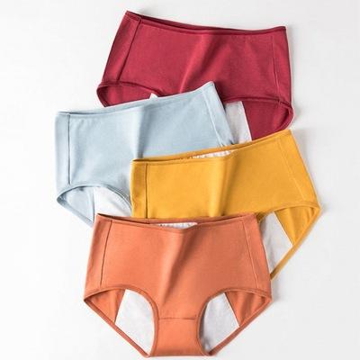 China Wholesale Solid Color Breathable Women Leak Proof Cotton Menstrual Girls Pants Sanitary Underwear for sale