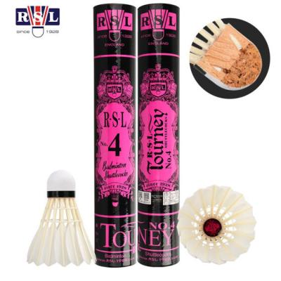 China Sandwich Cork Genuine Aceh Dragon No. 4 badminton is tough to tackle, stable in flight, high elastic, wind proof, and cannot be R damaged for sale