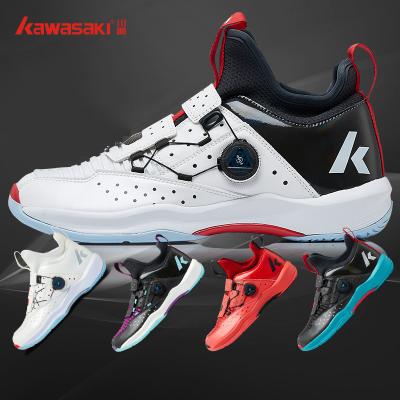 China PVC Kawasaki Badminton Shoes 2023 Sports Breathable Anti-slippery Shoes For Men Women Super Lightweight K-170D Sneakers for sale