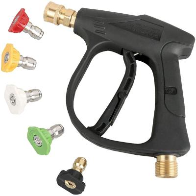 China Home Use High Pressure Foam Gun 3000 PSI Color Max With 5 Quick Connect Nozzles Water Gun For Car Wash for sale