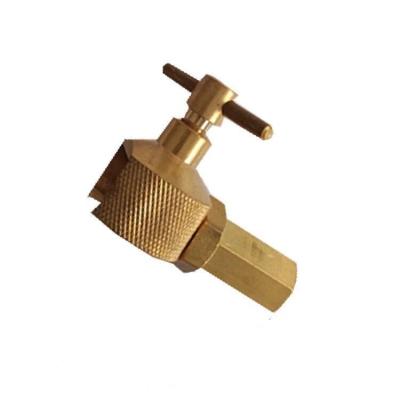 China Lubricating Grease Factory Directly Sell Nickel Plated PT1/8 -22 Mm Main Knob Type Pressure Lubricator Coupler With Handle for sale