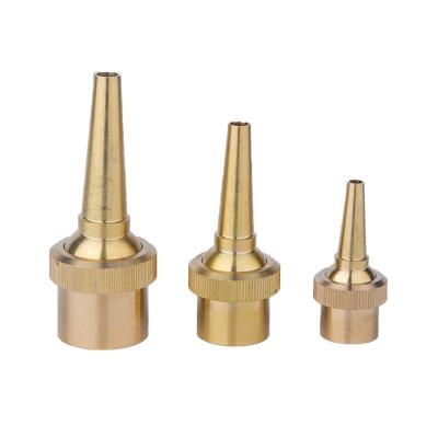 China Contemporary Brass Multi Direction Jet Water Fountain Nozzle Spray Pond Sprinkler For Garden Pond for sale