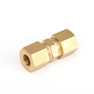 China Joining Pipe Lines China Brass Compression Tube Fitting Union 3/8