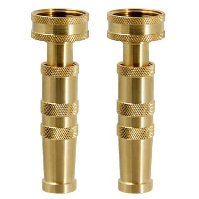 China Variable Flow Controls Garden Water Gun Adjustable Heavy Duty Solid Brass Adjustable Hose Spout for sale