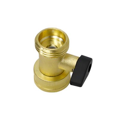 China Variable Flow Control Garden Hose Cut Valve Connector Brass Garden Hose Connectors for sale