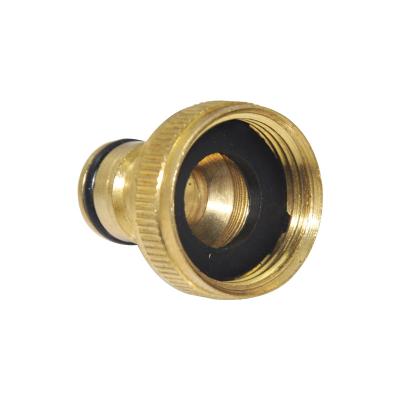 China Connecting Various Household Car Wash Gun And Water Pipes Brass 3/4 Inch Threaded Adapter Garden Hose Faucet Hose Connector for sale