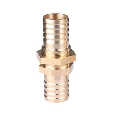 China Hose lines connect brass hose tail connector and hex nipple barbed fittings 6mm 8mm 10mm for sale