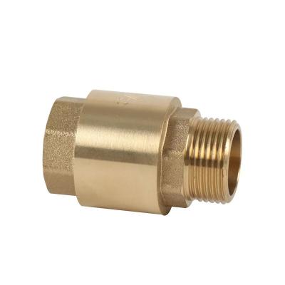 China General Hot-sale Brass Vertical Check Valve Male And Female Check Valve For Water Pump for sale