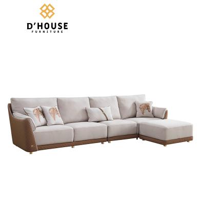 China European Modular Italian Design Velvet Fabric Living Room Furniture Button Tufted Chesterfield Upholstered Sofa Set for sale