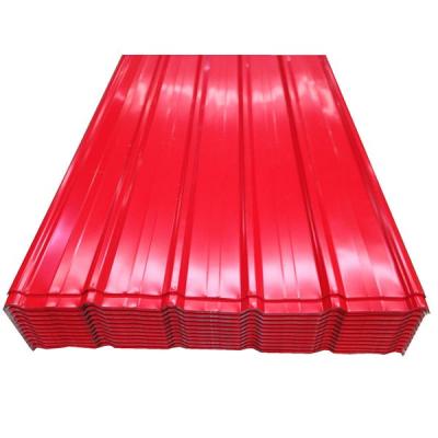 China Gym Hot Rolled Galvanized Colored Corrugated Steel Sheet , Color Steel Roofing Sheet for sale