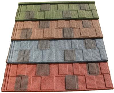 China Scandinavian Stone Coated Steel Roofing Tile , Construction Material Sheet Roofing Prices In Nigeria for sale