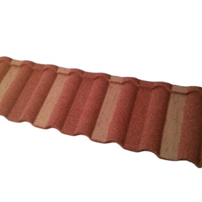 China Modern Stone Coated Metal Roofing Tile 0.4/0.38 Thickness And Many Color Choose Roofing Tile In China for sale