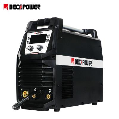 China Building Material Stores Decapower Synergy 4 in 1 Muttahida Majlis-e-Amal CAT MIG Mag Gasless MIG Welding Machine for Aluminum / SS Welding for sale