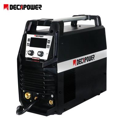 China Building Material Shops Decapower IGBT MAG TIG Muttahida Majlis-e-Amal 4 in 1 Gasless MIG Welding Machine MIG Welders for AL/SS Welding for sale