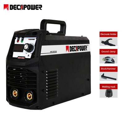 China Building Material Shops PROMMA-220 Decapower 220 Amp Heavy Duty Inverter Metal Stick Arc Muttahida Majlis-e-Amal Portable Welder 220V For 6mm Electrode for sale