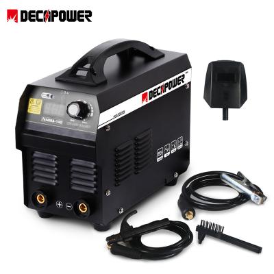 China Decapower Muttahida Majlis-e-Amal smaw welding machine lightweight portable arc 160 igbt electric inverter sticks welding machine for sale