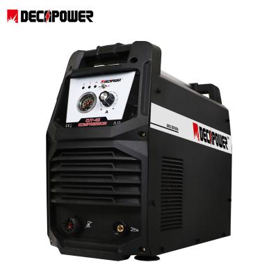 China Steel Decapower Inside Compressor And Connect Gas 2 IN 1 Portable Plasma Cutter 40 Cutting Use For 16mm Carbon Steel for sale